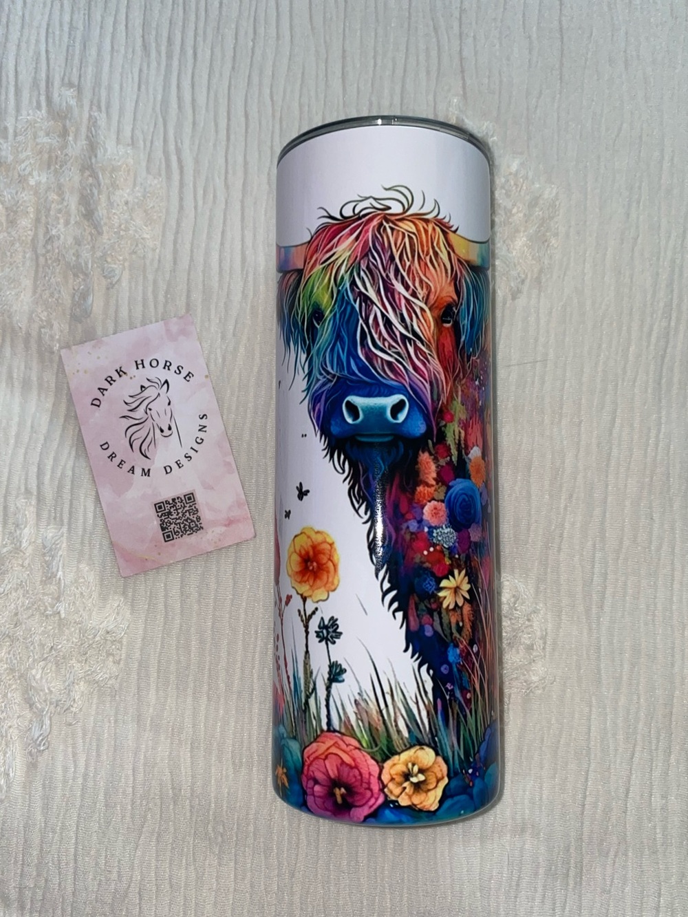 Bison Floral Hot Cold Tumbler